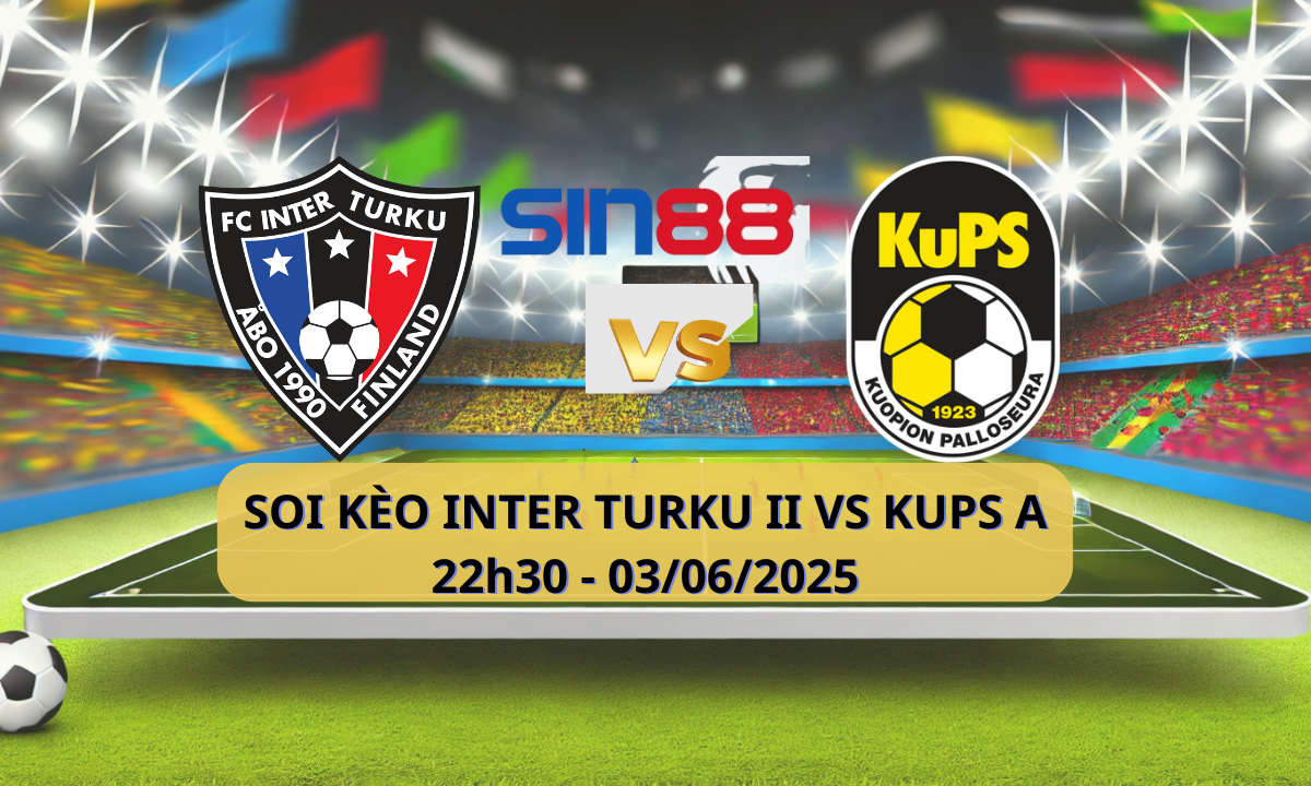 Banner trận đấu Esportes cho Inter Turku II vs KUPS Akatemia